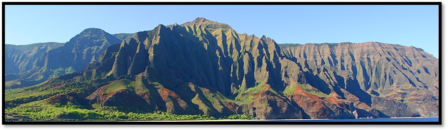 North Kauai excursion mountain